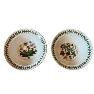 Portmeirion Botanic Garden Viola Tricolor Daisy Cereal Bowl 6.5” Made in England